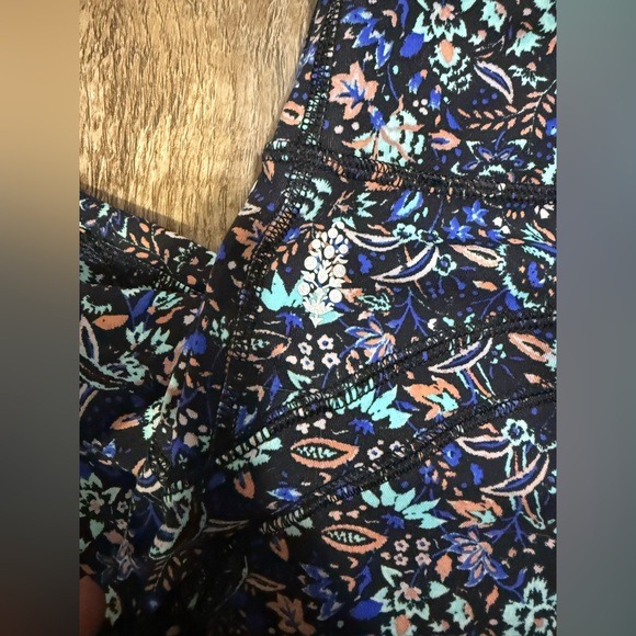 Free People Floral Patterned Bike Shorts - Picture 4 of 6